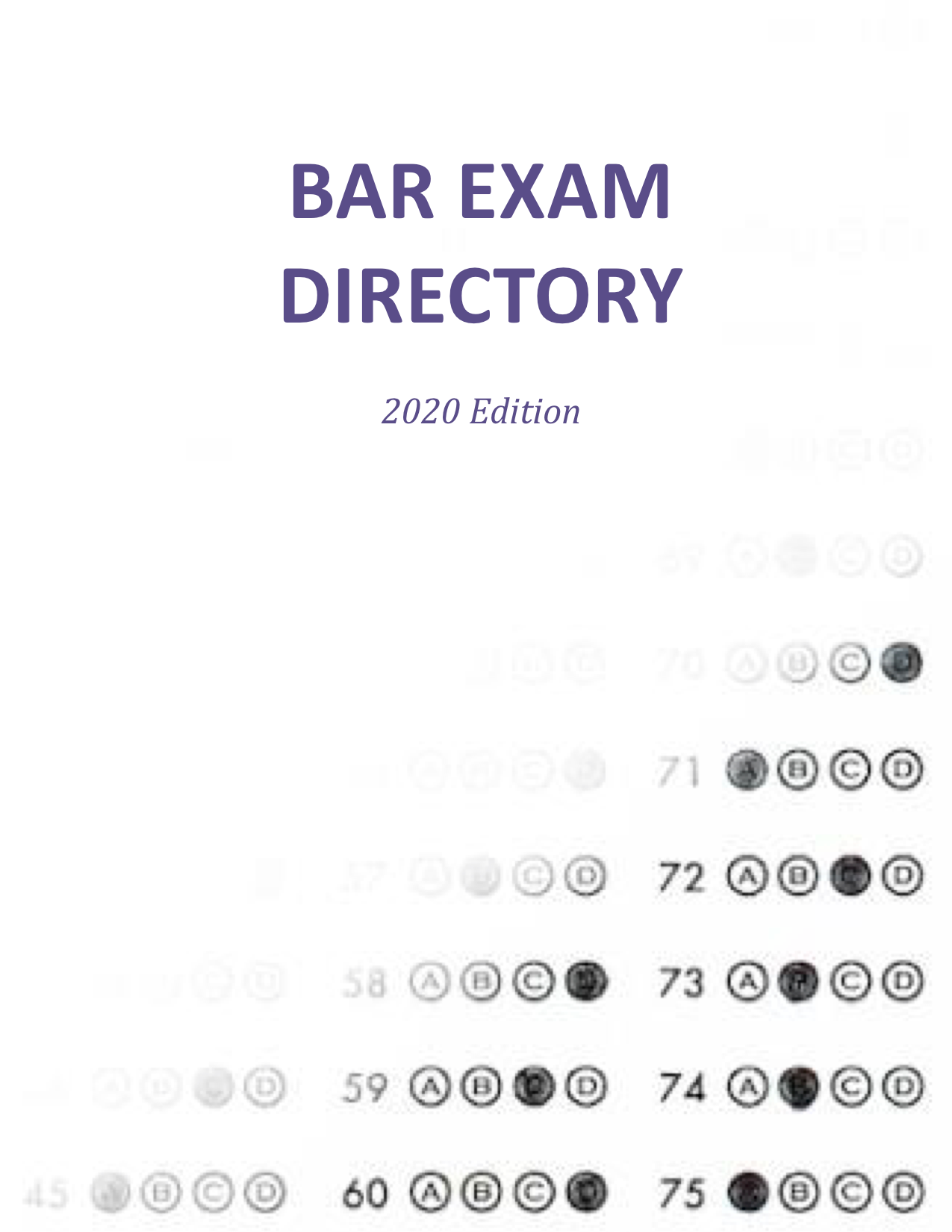 State Bar Info Bar Exam Directory